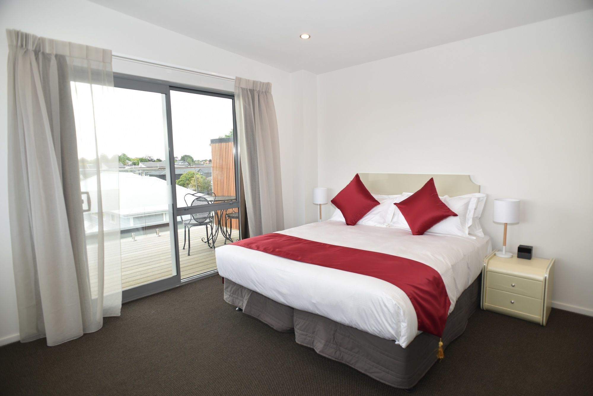 Bealey Plaza Motel Christchurch Luaran gambar A bedroom at the hotel