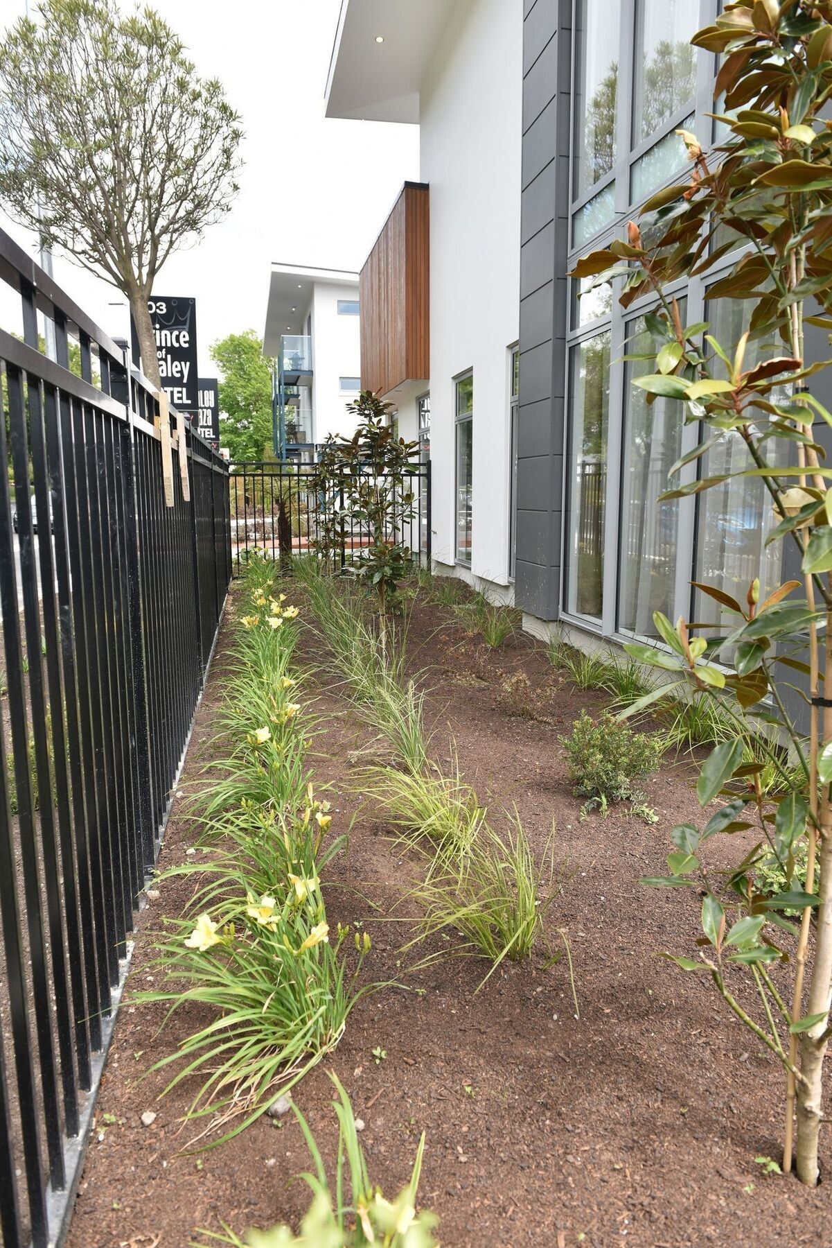 Bealey Plaza Motel Christchurch Luaran gambar A rain chain in use