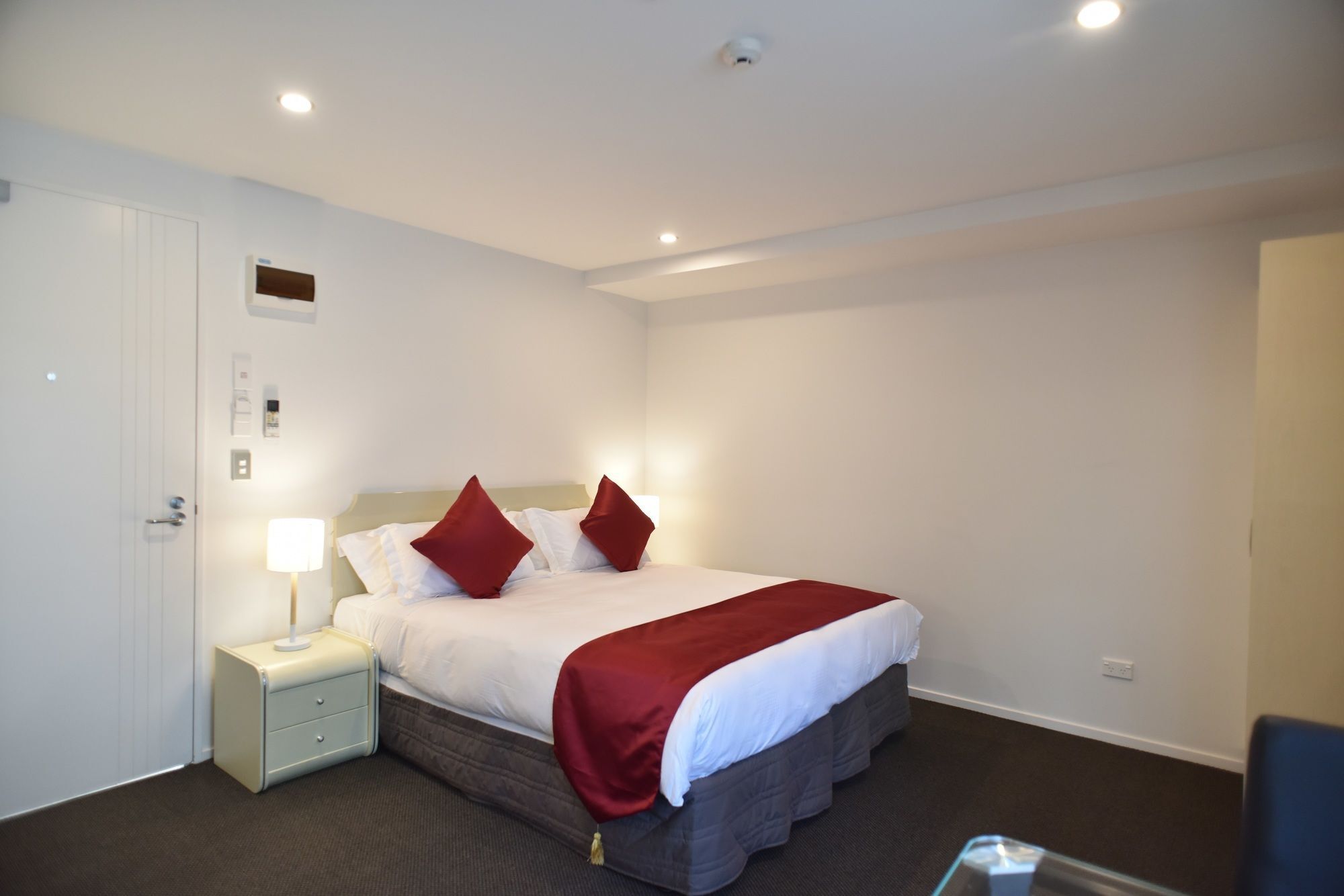 Bealey Plaza Motel Christchurch Luaran gambar A bedroom at the hotel